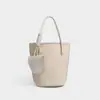Bolso Cubo Tejido a Mano Diseño de Nicho Versátil para Viajes Diarios Bolso de Mano Cesta de Picnic Bolso Cruzado