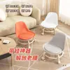 Taburete Pequeño con Ruedas, Taburete Bajo con Ruedas Giratorias, Taburete para Niños Pequeños para Uso en Casa, Silla Rodante Perezosa, Silla Pequeña de Moda, Banco Famoso en Internet