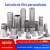 Cartucho de Filtro de Aço Inoxidável 304 Cartucho de Filtro Industrial Resistente à Corrosão Pode Ser Usado para Fazer Vários Tipos de Barris de Filtro de Barra de Metal Perfurada 304