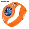 Sanda Nuevo Reloj Infantil Cielo Estrellado Dibujos Animados Estudiante Hombre y Mujer Anime Silicona Moda Fluorescente Exterior Impermeable Reloj