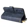 Comercio Exterior Aplicable Samsung A12 Correa Cremallera Funda de Cuero S21FE Nueve Tarjetas Multifuncional Soporte Invisible Funda Protectora