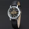 GANADOR GANADOR 036L Reloj mecánico automático hueco con correa de hoja de arce y esfera grande simple