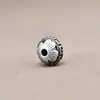 Yiluya S925 grão de prata incrustado cobre contas UFO contas soltas contas espaçadoras envelhecidas contas para pulseira DIY acessórios para pendurar