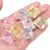 Cubos de Hielo Artificiales Acrílicos Translúcidos Cuentas No Porosas Cuentas Sueltas Cuentas en Hilo Pulsera Hecha a Mano DIY Cadena de Teléfono Móvil Accesorios