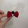 Pinza para el Cabello de Terciopelo de Lujo con Lazo Pinza para el Cabello de Princesa Tamaño Pequeño para Mujer Clip Lateral para Flequillo Accesorio para el Cabello de Moda