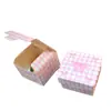 Caja de Dulces Creativa para Boda Caja de Regalo Caja de Dulces con Lazo Rosa Caja de Dulces Europea Caja de Dulces para Boda de Niña Venta al por Mayor