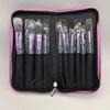 10 conjunto de pincéis de maquiagem conjunto completo de cristal transparente areia movediça cebola em pó beleza ferramentas de maquiagem solta tinta sombra de olho pincel atacado
