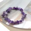 Pulseras Personalizadas de Piedra Natural Multicolor, Pulseras Asimétricas Coloridas Hechas a Mano, Pulseras de Moda y Sencillas para Mujer