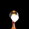 Lámpara de Bola de Cristal Real para Ofrenda, Lámpara de Loto Recargable, Lámpara de Buda de Cobre, Lámpara Frontal de Buda, Lámpara LED Eterna, Lámpara de Ofrenda para el Hogar