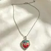 Colar Pingente Tulipa Série Esmalte Jardim de Monet Verão Novo Estilo Minimalista Transfronteiriço Europeu e Americano
