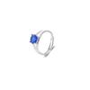 Anillo sencillo de circonita para niña, moda elegante, accesorios de temperamento, diseño nicho, anillo de alta gama
