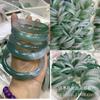 Transmissão ao Vivo para Comprar Pulseiras de Calcedônia Natural, Novas Pulseiras de Jade de Pedra Semipreciosa, Pulseiras de Ágata de Calcedônia, Fabricante Fonte de Pedras Semipreciosas