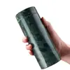 Suministros del Fabricante Vasos de Agua de Piedra Medicinal de Jade del Tíbet, Termos de Piedra Serpentina Magnética Verde Oscuro, Tazas de Té de Jade para Ventas en Transmisión en Vivo