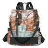 Bolso Multifuncional para Mujer 2025 Nuevo Mochila Retro de Moda para Mujer Gran Capacidad Simple Nicho Sentido de Alta Gama Mochila