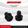 ISO7380 parafuso de combinação de cabeça de panela preta parafuso de combinação de cabeça de soquete hexagonal parafuso de máquina de soquete de hexágono combinação de almofada de mola plana