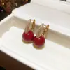 Pendientes Vintage de Plata con Aguja y Diamantes, Forma Cuadrada, Pendientes Retro de Alta Gama para Otoño e Invierno, Pendientes Exquisitos Versátiles para Mujer