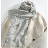 Outono e Inverno novo cachecol de cashmere das mulheres all-match houndstooth borla xale de alta qualidade quente engrossado lenço de proteção do pescoço