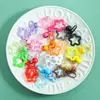 Llavero Colgante de Campana de Estrella de Cinco Puntas Hueca de Colores Kit de Materiales de Cuentas Hechas a Mano DIY Accesorios para Decoración de Orejas