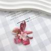 Pendientes Franceses Super Hada Retro Flor Diseño Nicho Avanzado Atmósfera Suave Pendientes DIY Exagerados