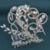 Novo Acessório de Cabeça para Noiva Europeu e Americano Corrente com Garras Original Aro de Cabelo Curvo Acessórios de Cabelo Coroa de Cabelo para Festa de Casamento DZ165