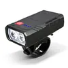 Luces para Bicicleta Doble LED Recargables Luz Fuerte para Montar de Noche Luz Delantera Montaña de Noche Luz Trasera Creativa Luz Trasera Equipo de Ciclismo