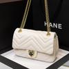 Bolso de Cadena de Diamantes para Mujer, Estilo Coreano, Fácil de Combinar, Nuevo Producto Verano 2026, Bolso de Hombro, Bolso de Axila, Bolso Pequeño Cuadrado Cruzado, Bolso de Mano