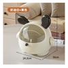 Caixa criativa para joias com pelo de cachorro Dun Dun, armazenamento de mesa, grande capacidade, para crianças e meninas, corda de cabelo, caixa para armazenamento de joias