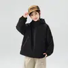 Valle del Viento 2026 Otoño Nueva Versión Coreana Dopamina Impermeable con Capucha para Niños Cortavientos para Niños de Primavera y Otoño
