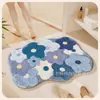 Alfombra de Piso Absorbente de Agua Dibujos Animados Kai Love para Baño Antideslizante, Resistente a la Suciedad y al Desgaste Alfombra de Piso Engrosada de Invierno Alfombra de Imitación Cachemir