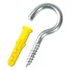 Tampões de Expansão de Plástico Peixe Amarelo Pequeno, Parafusos com Olhal, Conjunto de Parafusos de Expansão Atacado M5/M6/M8/M10