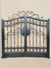 Puertas de Jardín, Cercas de Hierro, Puertas Rurales a Medida para Patios, Puertas de Villa para Patios, Puertas de Aleación de Aluminio