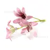 Orquídeas Artificiales, Ramos de Flores Falsas, Lirios, Flores Falsas, Hecho a Mano DIY, Accesorios para el Cabello de Estilo Antiguo, Accesorios para Fotografía, Decoración del Hogar