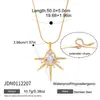 Collares de Acero de Titanio Europeos y Americanos Jieding, Pendientes de Circonita, Pendientes de Acero Inoxidable de Gama Alta de Lujo Ligero, Joyería Europea y Americana, Accesorios Transfronterizos