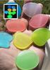 Blocos Luminosos em Formato Plano Jardim Aquário Pedras Brilhantes Transfronteiriças Folhas Finas de Fluorita Pedras Fluorescentes para Paisagismo Aquário Pedras Luminosas
