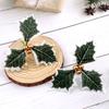 Simulado Fruto Vermelho de Natal Decoração de Árvore de Natal Guirlanda de Natal Rattan DIY Galho Bonsai Plug-In Acessórios de Caixa de Presente