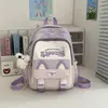 Mochila Escolar para Niñas, Estilo Japonés, Adecuada para Estudiantes de Primaria de Tercero a Sexto Grado, Versátil y Sencilla, Mochila Fresca para Estudiantes de Secundaria, Bolso de Doble Hombro de Moda