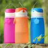 Taza de Agua Filtrada, Taza Plegable de Silicona de Grado Alimenticio, Botella de Agua para Deportes al Aire Libre, Botella Termo de Gran Capacidad, Taza de Camping, Personalizada