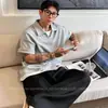 Verano Nuevo Falso Dos Piezas Estilo Hong Kong Estilo Coreano Estilo Japonés Moda Callejera Francesa Europea y Americana Talla Grande Más Gordo Transfronterizo Comercio Exterior Al por Mayor