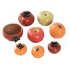 Pet de Chá de Areia Roxa para Frutas e Vegetais Decoração de Mesa de Chá Mesa de Chá Decoração Criativa Brinquedo de Chá Xícara de Chá Xícara Mestra Conjunto de Chá Kung Fu