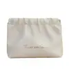 Bolsa de armazenamento de batom INS, porta-moedas portátil, bolsa para absorventes, bolsa de armazenamento pequena requintada, cor sólida