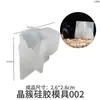 Moldes para Racimos de Cristal de Resina DIY 18 Tipos de Adornos de Racimo de Hielo Cristal de Roca Cristal de Hielo Pilar de Hielo Velas Moldes de Silicona