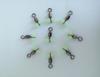 Anel Giratório Luminoso em Forma de Cabaça, Anel de Figura Oito, Conector de Isca, Equipamento de Pesca, Acessórios de Pesca, Acessórios de Pesca Luminosos, Material de Cobre