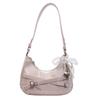Bolso de lazo popular de este año para mujer 2025 nuevo bolso de hombro de moda para ir al trabajo, temperamento, textura, combina con todo, bolso de axila