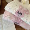 Suéter de invierno para niña, engrosado, cálido, estilo Western, bordado de dibujos animados, jersey de punto para niña, suéter básico de punto