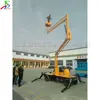 Vehículo de operación campo a través exterior de gran altitud tipo brazo recto tipo tracción brazo plegable eléctrico automático elevador de obra
