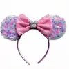 Nuevos Accesorios para el Cabello de Amazon Diadema de Cabeza de Mickey Diadema del Día de la Independencia Accesorios para el Cabello de Parque de Atracciones para Niños Venta Caliente Transfronteriza