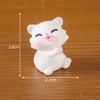 Micro paisagem bonito hipster gatinho animal boneca feita à mão cego caixa de joias acessórios carro desktop pequenos ornamentos