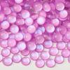 Vidrio Teñido Cristal Diamante Plano Redondo Pegatina Diamante Liso Uñas Arte Perlas Perlas Pez Humano Joyería DIY Taladro de Uñas