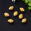 Plata Xizang oro antiguo con cuentas aleación plateada dos colores Xiangyun hecho a mano con cuentas joyería diy pulsera con cuentas cuerda trenzada