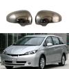 Adecuado para Toyota 2010 Prius Wish Cubierta de Espejo Retrovisor Ruiz Titanio Negro Galvanizado Decorativo Negro Pistola Dorado Cubierta de Espejo de Reversa